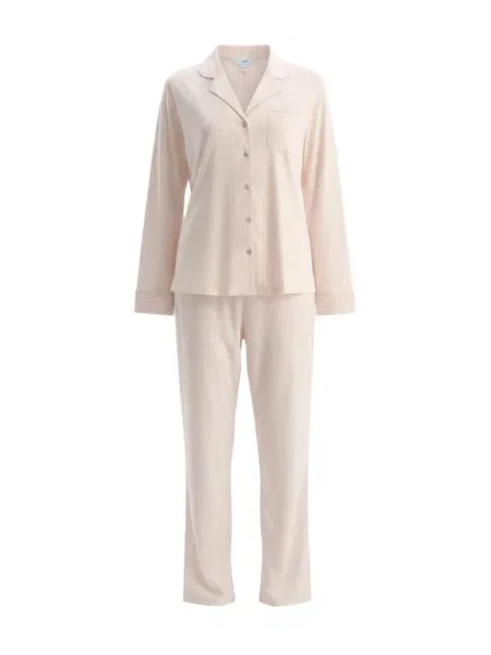 Dagi Pijama bej alb