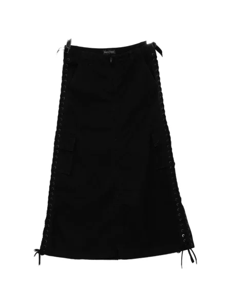 Șnur de strângere fustă Balenciaga negru