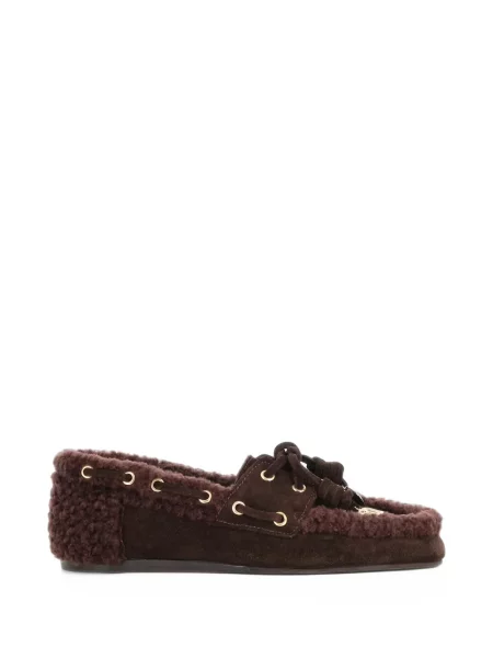 Pantofi loafer Ancient Greek Sandals din piele de căprioară maro