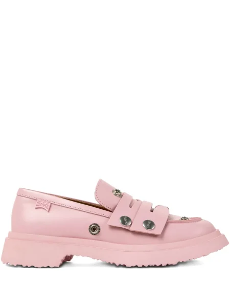 Pantofi loafer Camper din piele roz
