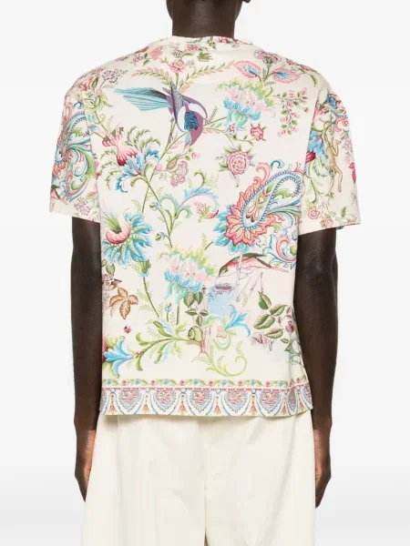 Tricou Etro cu model floral cu imagine