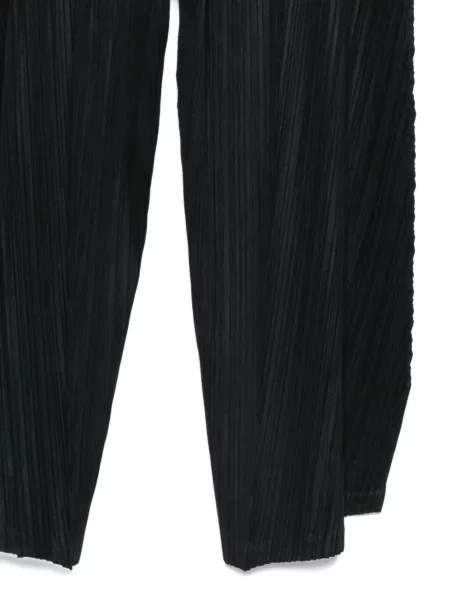 Pantaloni Pleats Please Issey Miyake plisate negru