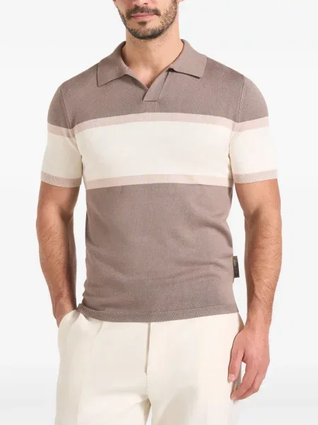 Tricou polo Manière De Voir maro