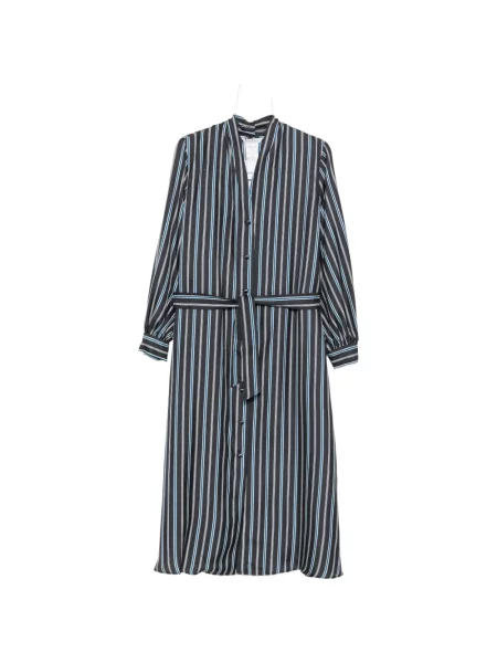 Cu centură rochie midi Max Mara albastru