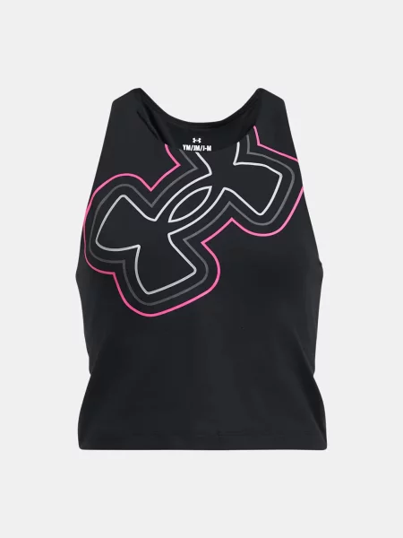 Podkoszulka Under Armour o krotszym kroju czarna