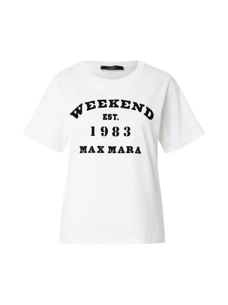 Weekend Max Mara Tricou TENUE negru alb