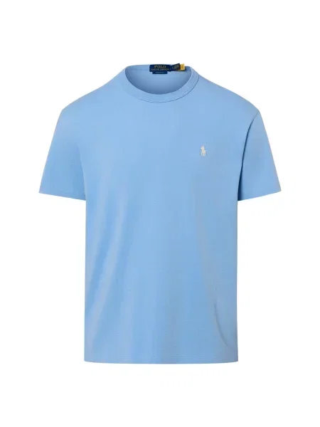 Polo Ralph Lauren Koszulka Mężczyźni jednolity S niebieski