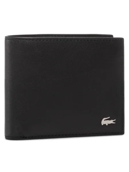 Lacoste Portofel de piele negru