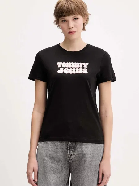 Tommy Jeans Tričko černé