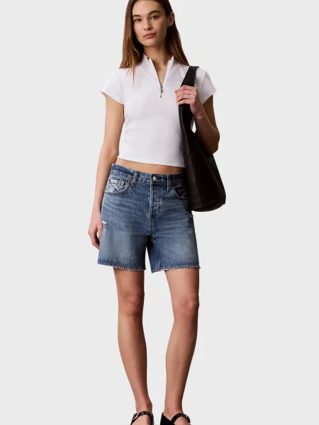Дитяче поло Calvin Klein Jeans біле
