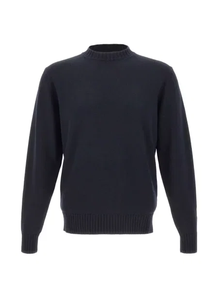 Пуловер Filippo De Laurentiis с кръгло деколте синьо