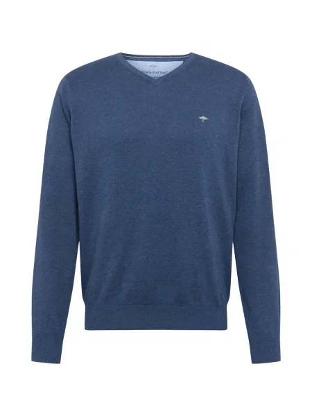 FYNCH-HATTON Pulover plava melange bijela