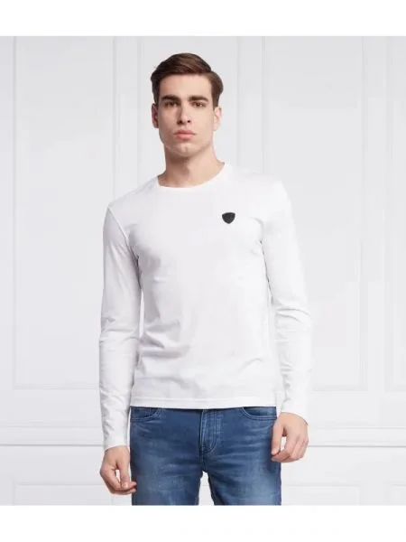 Tricou mânecă lungă Ea7 alb