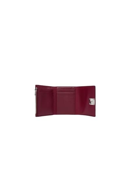 Calvin Klein RFID denarnica usnjena rdeča