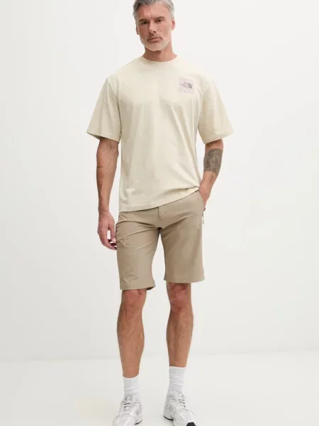 The North Face kratka majica SUN OVERSIZE bež