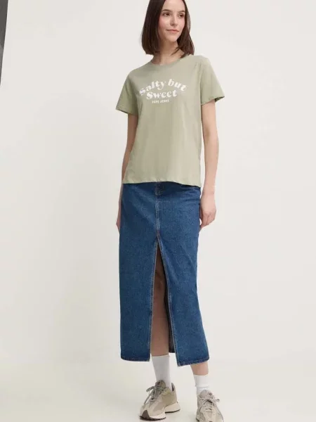 Футболка Pepe Jeans зеленая