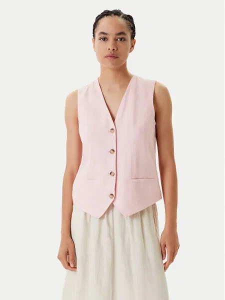 United Colors Of Benetton Vestă elegantă roz