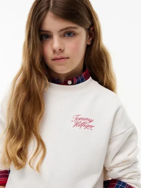 Суитчър Tommy Hilfiger бяло