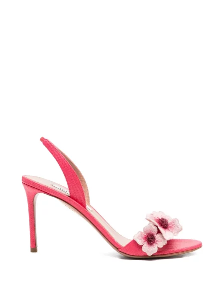 Sandale Aquazzura slingback roz