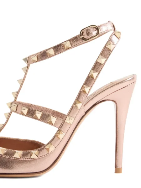 Pantofi cu toc Valentino Garavani din piele roz