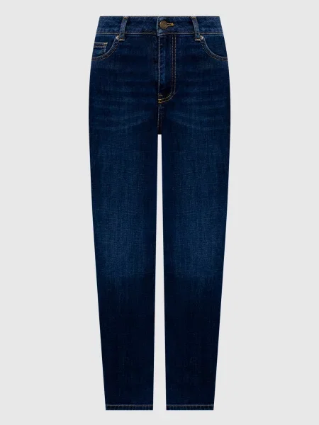 Укороченные джинсы Twinset синие