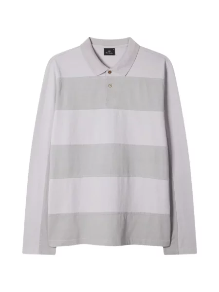 Polo Ps Paul Smith cu dungi lung gri