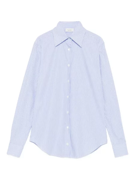 Дълго риза Mazzarelli на райета синьо