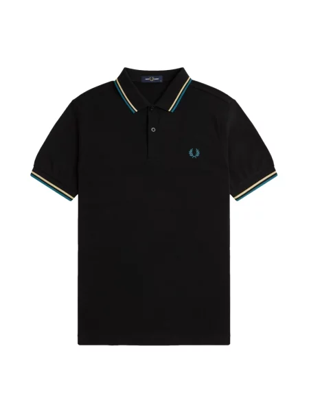 Koszulka polo Fred Perry czarna