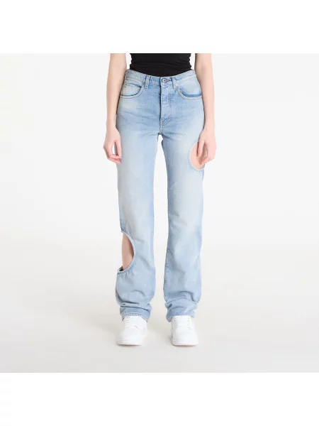 Pantaloni Off-white alb