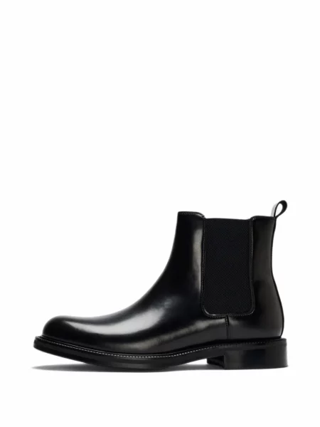 Botine chelsea Selected din piele negru