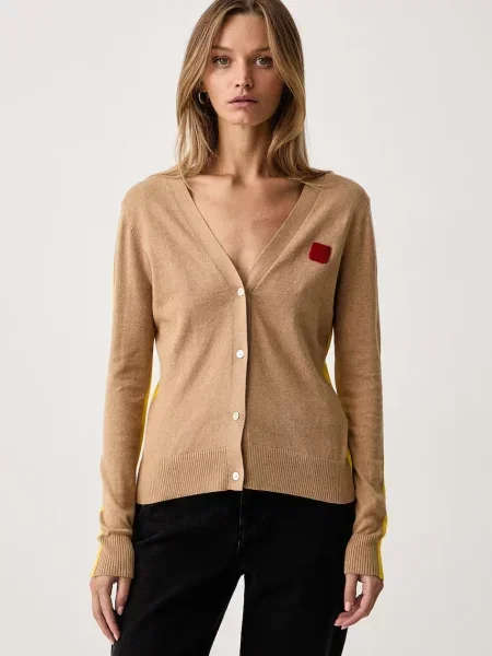 Max&Co. cardigan pentru femei cu amestec de cașmir GIORNO bej