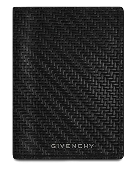 Portofel Givenchy din piele țesut negru