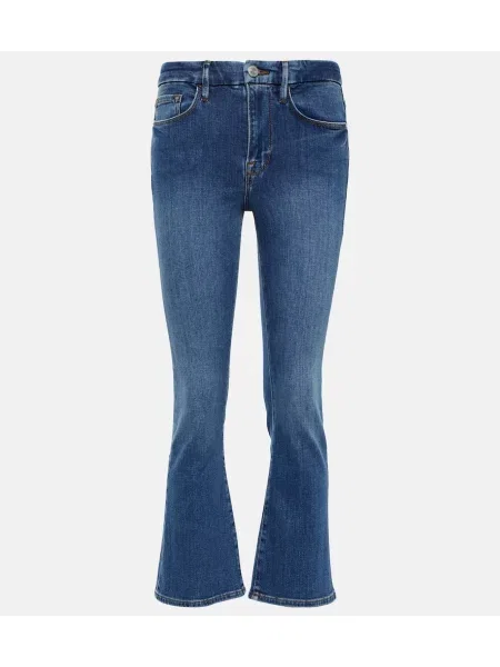 Cropp blugi evazați Frame albastru