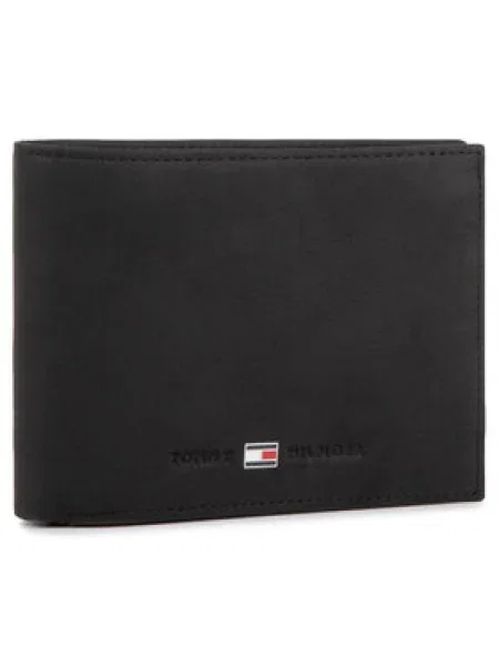 TOMMY HILFIGER Portofel Johnson bleumarin / roși aprins alb negru