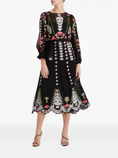 Rochie midi Temperley London negru