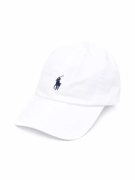 Czapka z daszkiem dziecięca Polo Ralph Lauren biała