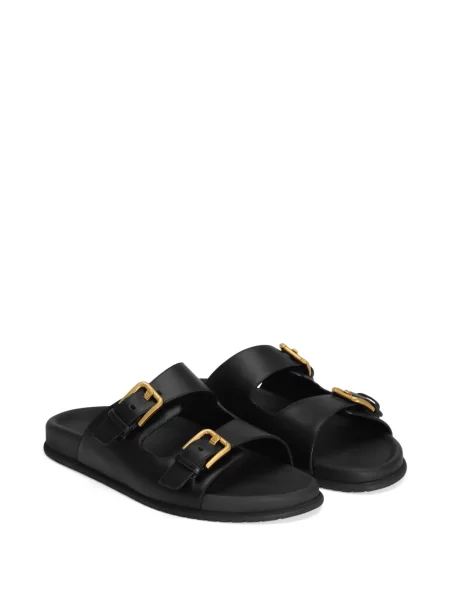Papuci Dolce & Gabbana din piele negru