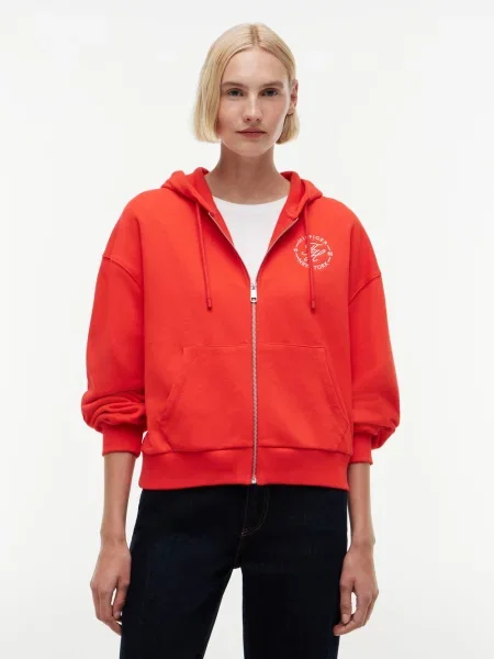 Tommy Hilfiger kurtka dresowa Kobiety S czerwony