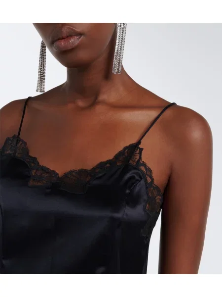 Maiou Isabel Marant din satin negru