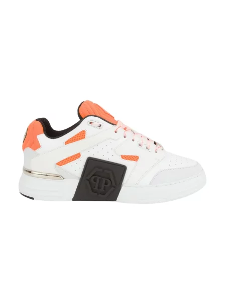 Sneakersy Philipp Plein skórzane białe