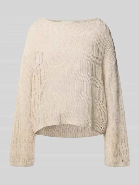 Sweter z dzianiny o kroju oversized z dekoltem w łódkę Influencer's Choice By P&c*