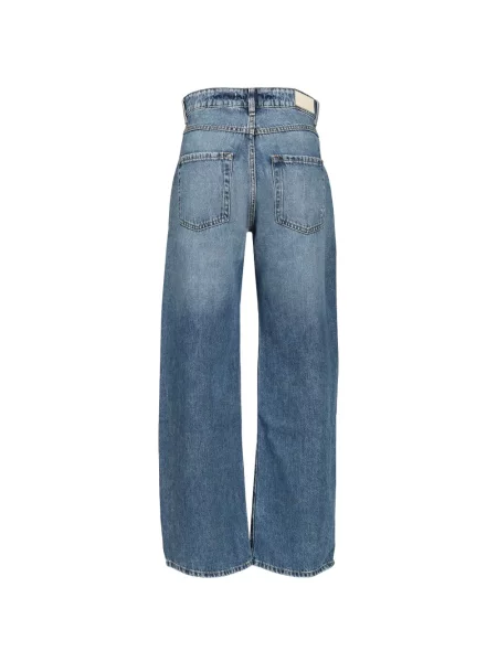 Széles szárú farmer Icon Denim kék