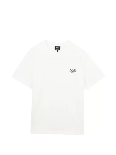 Tricou A.p.c. cu imagine cu decolteu rotund alb