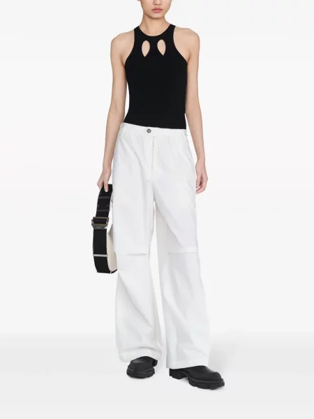 Velcro marškinėliai be rankovių Dion Lee juoda