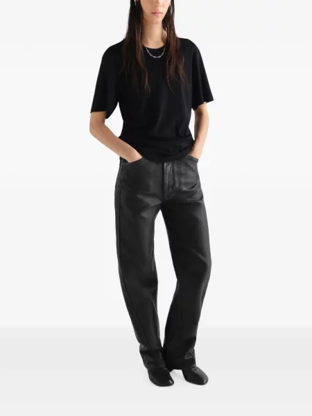 Tricou Lemaire din jerseu negru