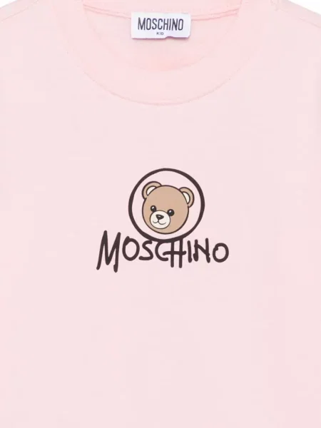 Sweter dziecięcy Moschino różowy