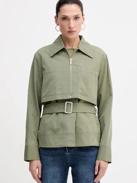 Sisley geacă de tranziție oversize verde