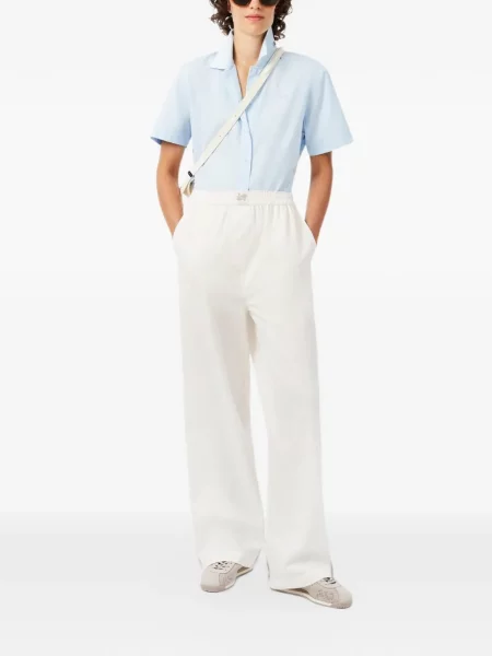 Pantaloni Lacoste alb