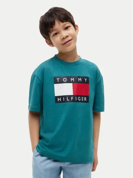 Tommy Hilfiger Póló Heritage zöld