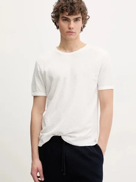 Sunflower tricou din barbati neted alb